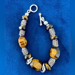 Tiger Eye gemstone bracelet